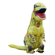 Load image into Gallery viewer, T Rex Costume Inflatable Dinosaur Cosplay Suit Halloween Dino Costume For Adults and Kids