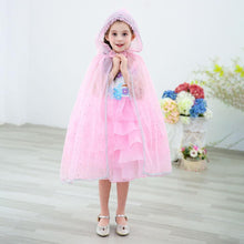Load image into Gallery viewer, Kids Frozen Snow White Beauty and the Beast Costume Princess Elsa Anna Belle Cosplay Capes Robe