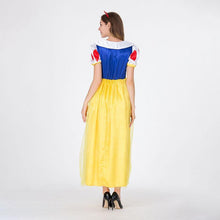 Load image into Gallery viewer, High Quality Snow White Costume Dress for Adult Classic Princess Cosplay