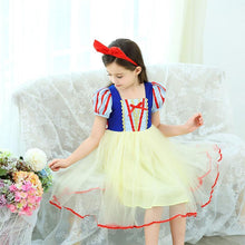 Load image into Gallery viewer, High Quality Princess Costume Snow White Dress With Accessories For Girls Party
