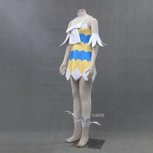 Load image into Gallery viewer, Women and Kids Fairy Tail Costume Wendy Marvell Cosplay Yellow Sets
