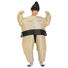Load image into Gallery viewer, Inflatable Sumo Cosplay Costume Blow Up Suit Halloween Christmas Party For Adults and Kids