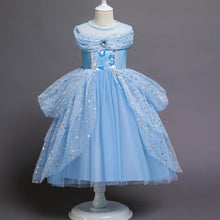 Load image into Gallery viewer, Girls Costume Princess Elsa Cosplay Dress Birthday Party Dress With Accessories