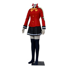 Load image into Gallery viewer, Women and Kids Fairy Tail Costume Wendy Marvell Cosplay Red Sets