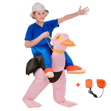 Load image into Gallery viewer, Inflatable Ostrich Rider Cosplay Costume Blow Up Suit Halloween Christmas Party For Adults