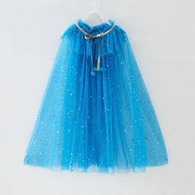 Load image into Gallery viewer, Kids Frozen Snow White Beauty and the Beast Costume Princess Elsa Anna Belle Cosplay Rainbow Capes Robe