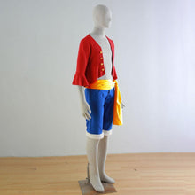 Load image into Gallery viewer, Men and Children One Piece Costume Monkey D Luffy Cosplay Sets