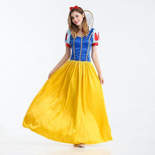Load image into Gallery viewer, Larger Skirt Snow White Costume Dress for Adult Classic Princess Cosplay