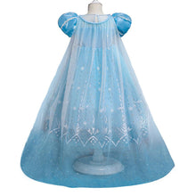 Load image into Gallery viewer, Girls Costume Princess Elsa Cosplay Dress with Robe Birthday Party Dress With Accessories