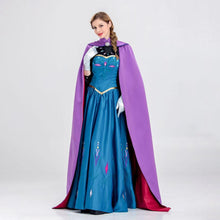 Load image into Gallery viewer, Women's Frozen Costume Princess Anna Cosplay Sequin Dress With Wig