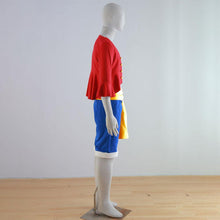 Load image into Gallery viewer, Men and Children One Piece Costume Monkey D Luffy Cosplay Sets