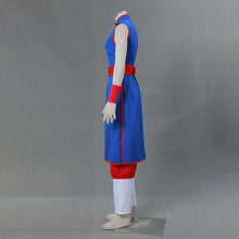 Load image into Gallery viewer, Women and Kids Dragon Ball Costume Chichi Cosplay Before Marry Blue Suit Set