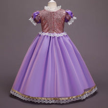 Load image into Gallery viewer, Girls Frozen Costume Princess Anna Cosplay Dress Birthday or Party With Accessories