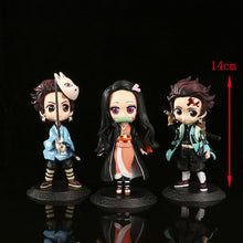 Load image into Gallery viewer, 5 inch Demon Slayer Figure Kamado Tanjirou Kamado Nezuko Kochou Shinobu Toys