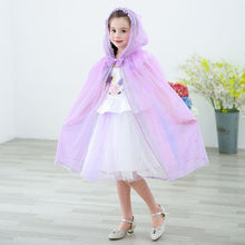 Load image into Gallery viewer, Kids Frozen Snow White Beauty and the Beast Costume Princess Elsa Anna Belle Cosplay Capes Robe
