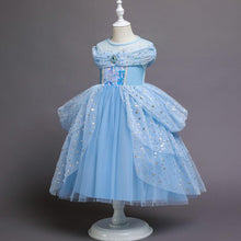 Load image into Gallery viewer, Girls Costume Princess Elsa Cosplay Dress Birthday Party Dress With Accessories