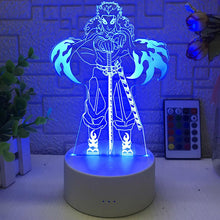 Load image into Gallery viewer, Demon Slayer Light Figure Kyojuro Rengoku 16 colors Creative Toy USB Charge