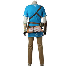 Load image into Gallery viewer, Mens The Legend Of Zelda Breath Of The Wild Link High Quality Cosplay Costume