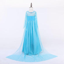 Load image into Gallery viewer, Kids Frozen Costume Princess Elsa Cosplay Birthday or Party Blue Dress With Accessories
