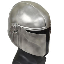 Load image into Gallery viewer, Star Wars Hasbro Galaxy's Outer Edge Trading Post The Mandalorian Battle-Worn Mask Gray