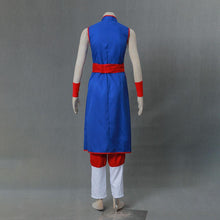 Load image into Gallery viewer, Women and Kids Dragon Ball Costume Chichi Cosplay Before Marry Blue Suit Set