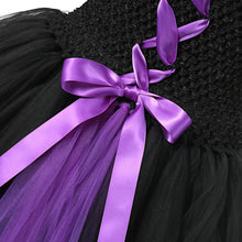Load image into Gallery viewer, For Kids Maleficent Costume Evil Witch Cosplay Set With Wings and Horn Hat For Halloween Party
