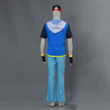 Load image into Gallery viewer, Men and Kids Pokemon Costume Trainer Ash Ketchum Cosplay Hoodie Full Sets