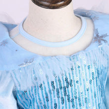 Load image into Gallery viewer, Kids Frozen Costume Princess Elsa Cosplay Birthday or Party Dress With Accessories