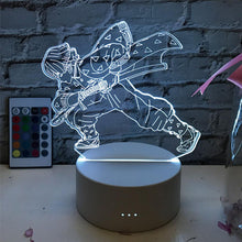 Load image into Gallery viewer, Demon Slayer Light Figure Agatsuma Zenitsu 16 colors Creative Toy USB Charge