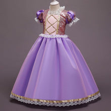 Load image into Gallery viewer, Girls Frozen Costume Princess Anna Cosplay Dress Birthday or Party With Accessories