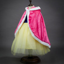 Load image into Gallery viewer, Kids Frozen Snow White Beauty and the Beast Costume Princess Elsa Anna Belle Cosplay Capes Robe