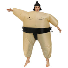 Load image into Gallery viewer, Inflatable Sumo Cosplay Costume Blow Up Suit Halloween Christmas Party For Adults and Kids