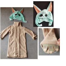 Load image into Gallery viewer, Star Wars Costume Master Yoda Cosplay Set With Hat For Kids