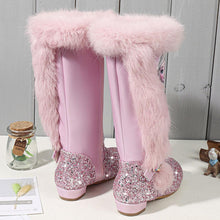 Load image into Gallery viewer, Kids Disney Frozen Costume Princess Elsa Anna Cosplay Low Heel Boots