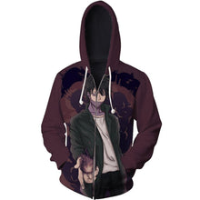Load image into Gallery viewer, Mens My Hero Academia Printed Zippered Trainning Suit Hoodie Sweatshirt