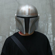 Load image into Gallery viewer, Star Wars Hasbro Galaxy's Outer Edge Trading Post The Mandalorian Battle-Worn Mask Gray