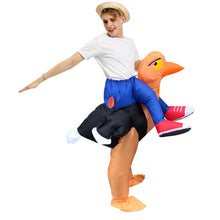 Load image into Gallery viewer, Inflatable Ostrich Rider Cosplay Costume Blow Up Suit Halloween Christmas Party For Adults