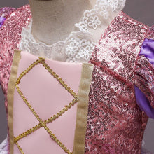 Load image into Gallery viewer, Girls Frozen Costume Princess Anna Cosplay Dress Birthday or Party With Accessories
