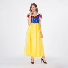 Load image into Gallery viewer, High Quality Snow White Costume Dress for Adult Classic Princess Cosplay