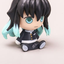 Load image into Gallery viewer, 6Pcs Demon Slayer Figure Rengoku Kyoujurou Kanroji Mitsuri Iguro Obanai Cute Chibi Toys