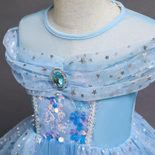 Load image into Gallery viewer, Girls Costume Princess Elsa Cosplay Dress Birthday Party Dress With Accessories