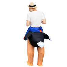 Load image into Gallery viewer, Inflatable Ostrich Rider Cosplay Costume Blow Up Suit Halloween Christmas Party For Adults