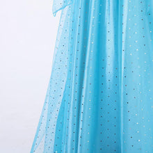 Load image into Gallery viewer, Kids Frozen Costume Princess Elsa Cosplay Birthday or Party Blue Dress With Accessories