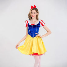 Load image into Gallery viewer, Women's Snow White Costume Adult Princess Costumes Dress With Stocking and Headband