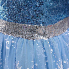 Load image into Gallery viewer, Costume Princess Elsa Cosplay Dress with Robe For Girls Birthday Party Dress With Accessories