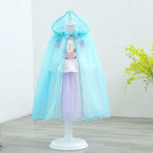 Load image into Gallery viewer, Kids Frozen Snow White Beauty and the Beast Costume Princess Elsa Anna Belle Cosplay Capes Robe