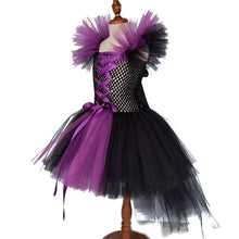 Load image into Gallery viewer, Maleficent Costume Evil Witch Cosplay Set With Wings and Horn Hat For Kids Halloween Party