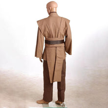 Load image into Gallery viewer, Star Wars Costume Kenobi Jedi TUNIC Cosplay Costume Brown Shirt 