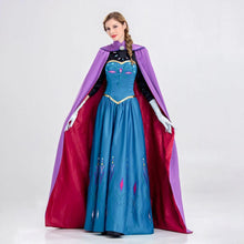 Load image into Gallery viewer, Women's Frozen Costume Princess Anna Cosplay Sequin Dress With Wig