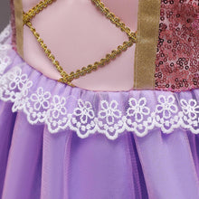 Load image into Gallery viewer, Girls Frozen Costume Princess Anna Cosplay Dress Birthday or Party With Accessories